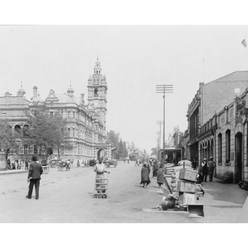 Church St. And Town Hall--Maritzburg, South Africa, circa 1900