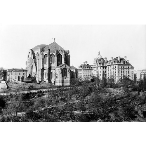 Cathedral & St. Lukes Hospital, Morning Side Park, 1910