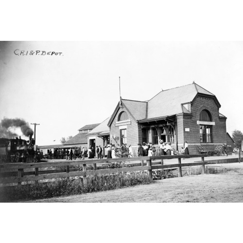 Chicago, Rock Island & Pacific Railroad Depot, Independence, Iowa, 1909