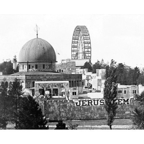 Walls Of Jerusalem And The Ferris Wheel Looking From West Restaurant Pavilion, Louisiana...