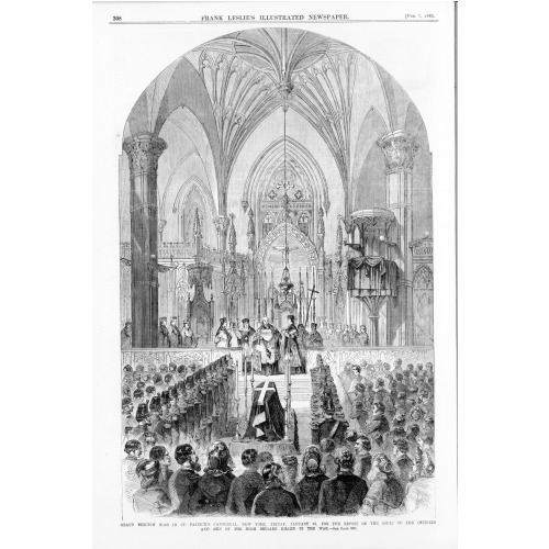 Grand Requiem Mass In St. Patrick's Cathedral, New York