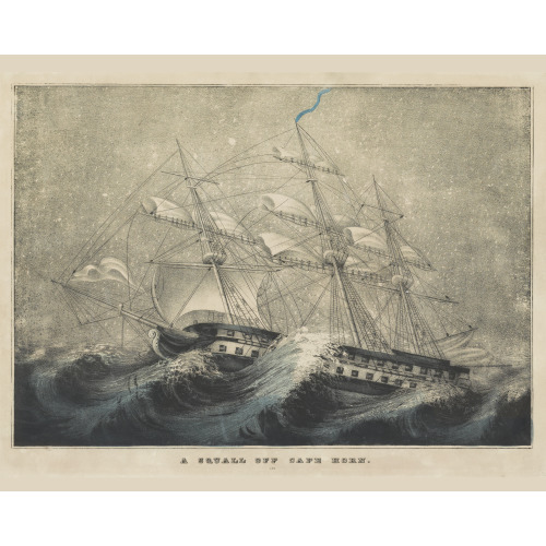 A Squall Off Cape Horn, circa 1840