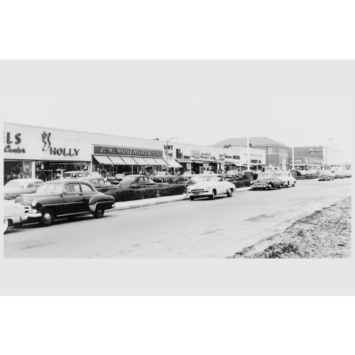 Levittown Center Shopping Center, Levittown, Long Island, New York, 1957