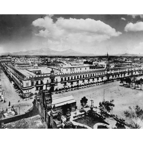 National Palace From The Cathedral, Mexico City, Mexico, 1913