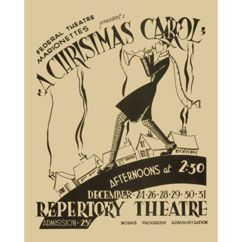 Federal Theatre Marionettes, A Christmas Carol, circa 1936