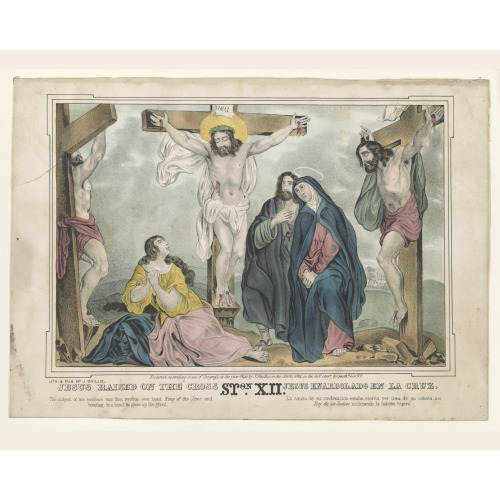 Jesus Raised On The Cross, 1846