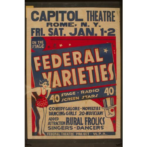 Federal Varieties 40 Stage, Radio, Screen Stars : Comedy Galore - Novelties - Dancing Girls - 20...