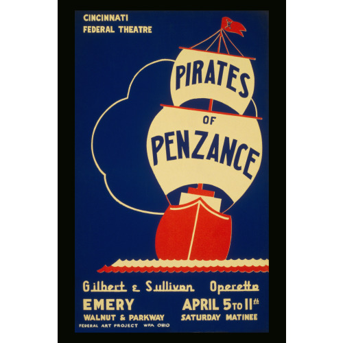 Pirates Of Penzance, Gilbert & Sullivan Operetta, 1937