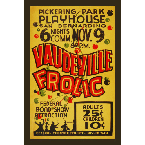 Vaudeville Frolic, circa 1936