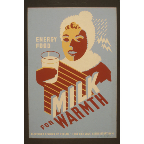 Milk - For Warmth Energy Food., 1941