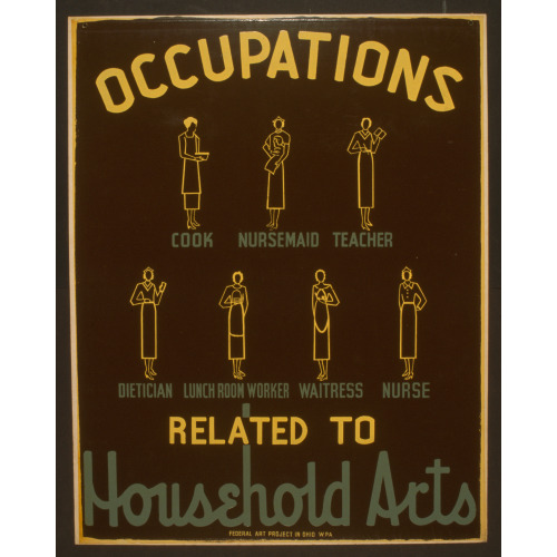 Occupations Related To Household Arts, 1938
