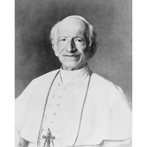 Pope Leo XIII, Portrait, Seated, Facing Front, 1898