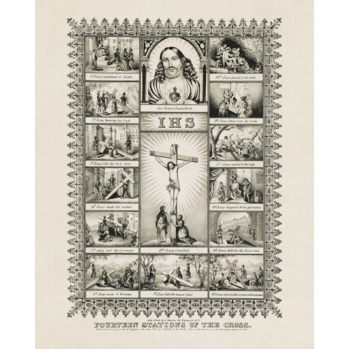 Fourteen Stations Of The Cross, 1845