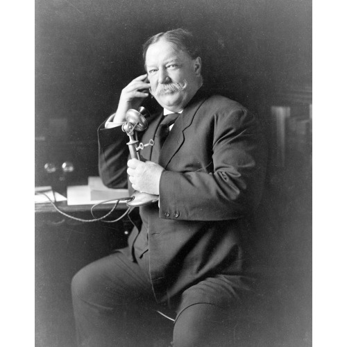 Taft At The Phone, 1908