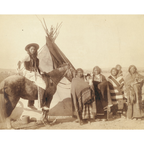 A Pretty Group At An Indian Tent, 1891