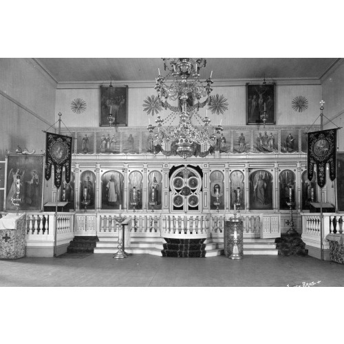 Interior Of Church, 1916