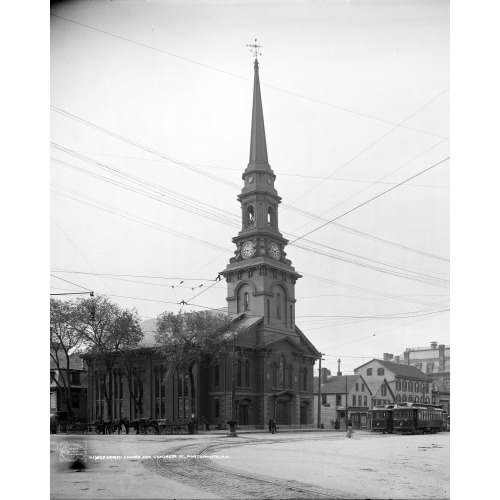 North Church And Congress St., Portsmouth, New Hampshire
