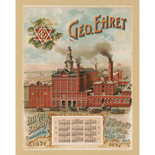 George Ehert, Hell Gate Brewery, New York City, 1897
