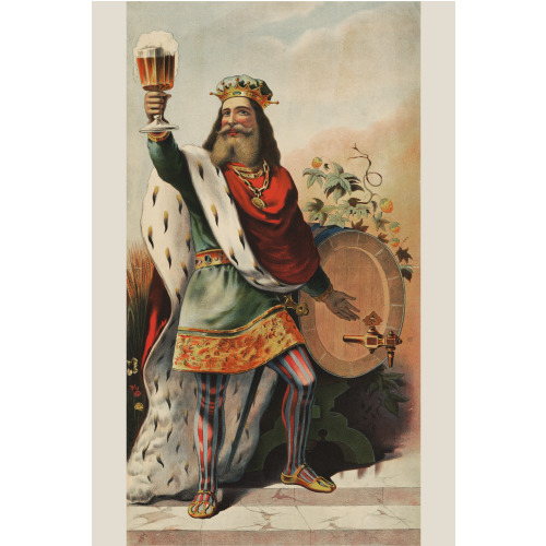 King Gambrinus Holding a Glass of Beer, 1884