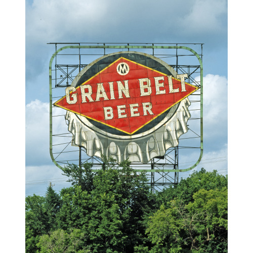 Grain Belt Beer, Historic Sign, Minneapolis, Minnesota
