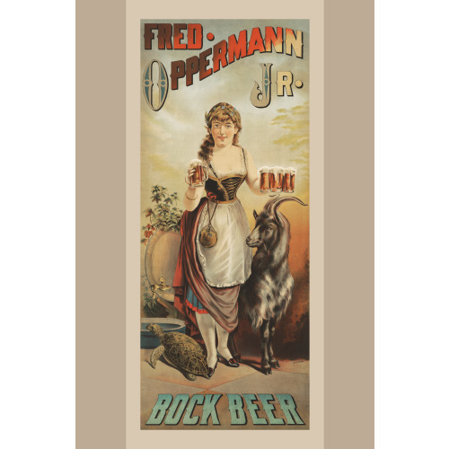 Oppermann Brewery, Bock Beer, New York City, 1885