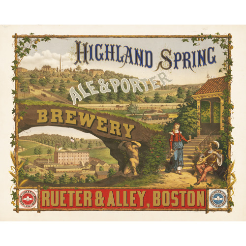 Highland Spring Brewery, Boston, Massachusetts, 1876