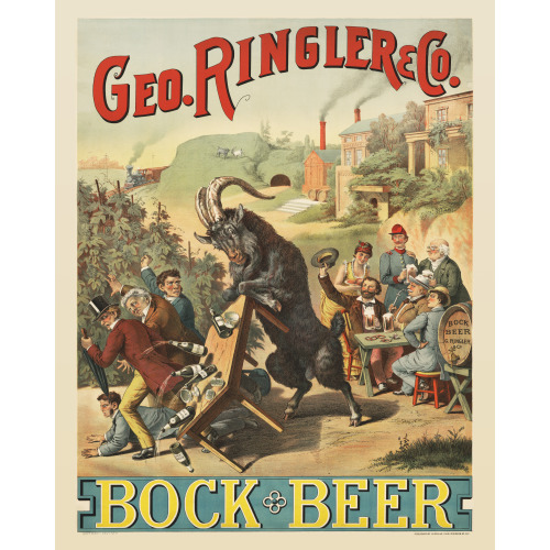 George Ringler Brewery, Bock Beer, New York City, 1886