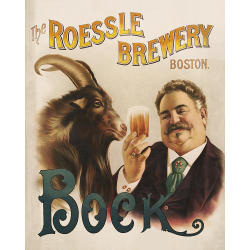 Roessle Brewery, Bock Beer, Boston, Massachusetts, 1894