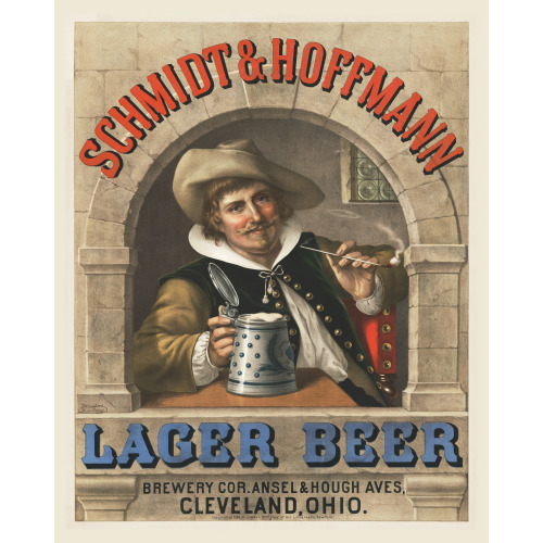 Schmidt Hoffmann Brewery, Lager Beer, Cleveland, Ohio, 1880