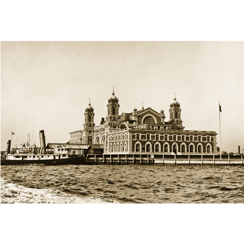 Ellis Island, New York City, circa 1918