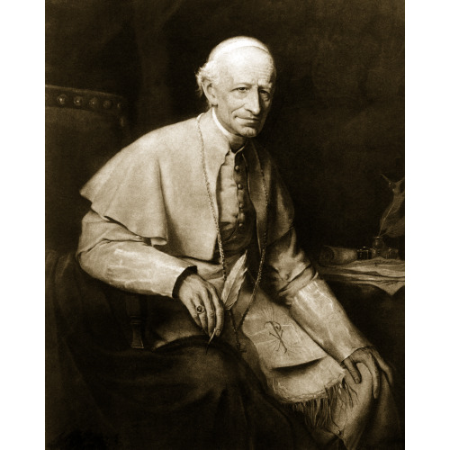 Pope Leo XIII, Portrait, Seated, 1903
