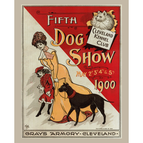 Fifth Dog Show, Cleveland Kennel Club, 1900